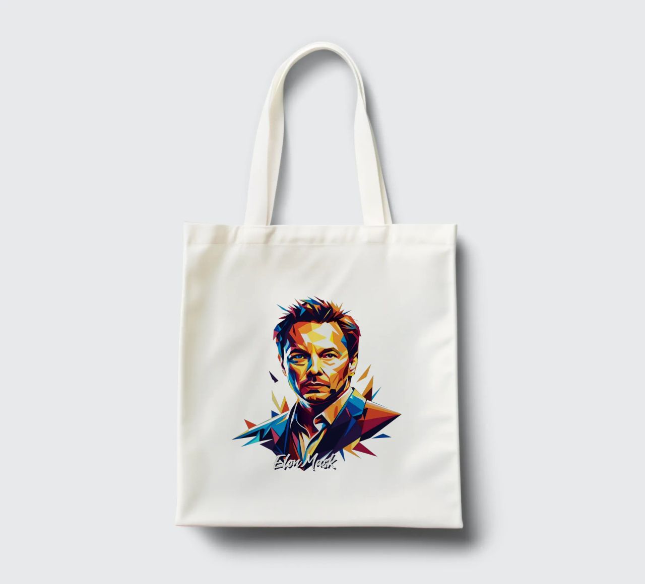 Elon Musk in WPAP Pop Art borsa in juta da vectorartnesia