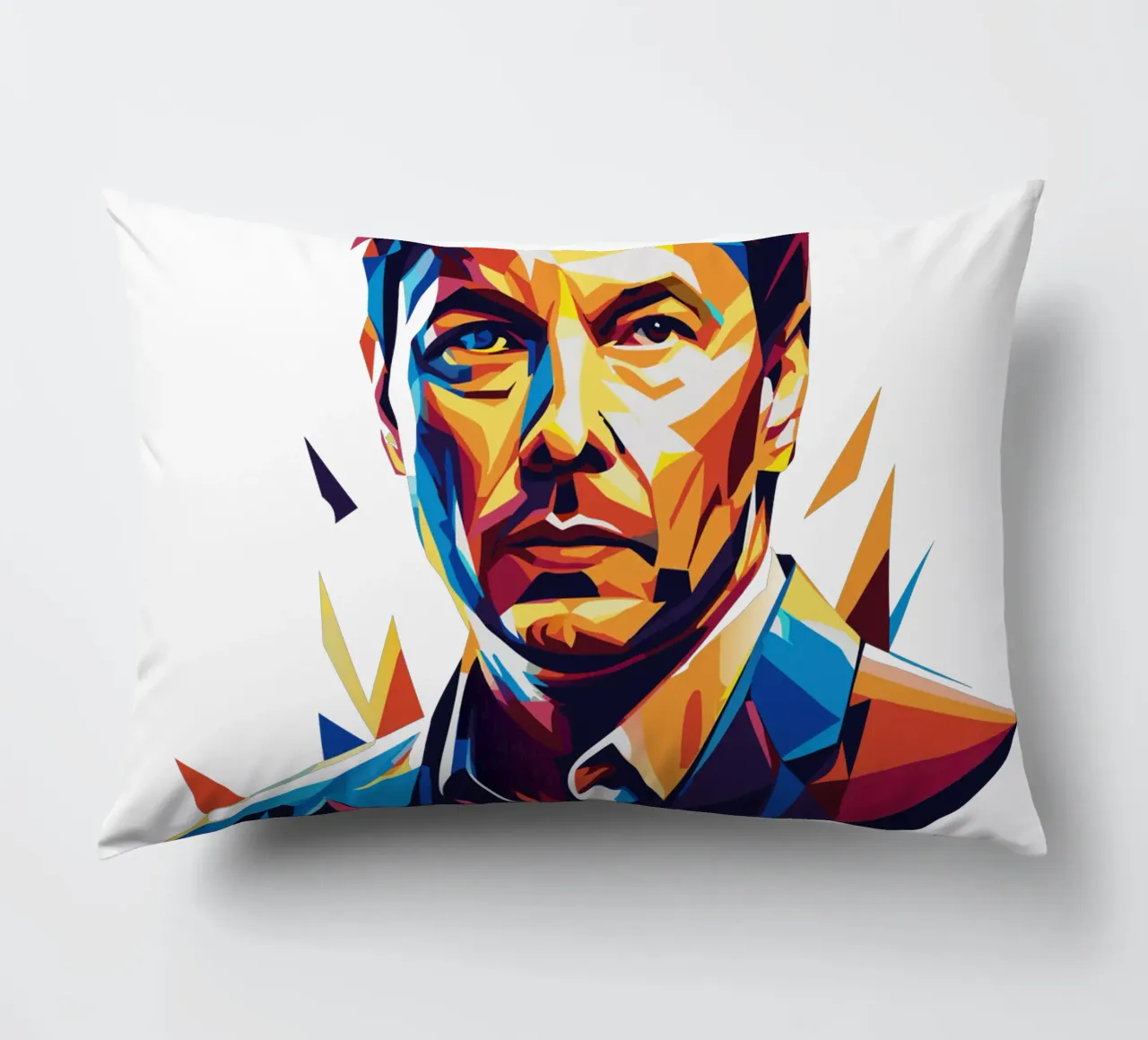 Elon Musk in WPAP Pop Art cuscino da vectorartnesia