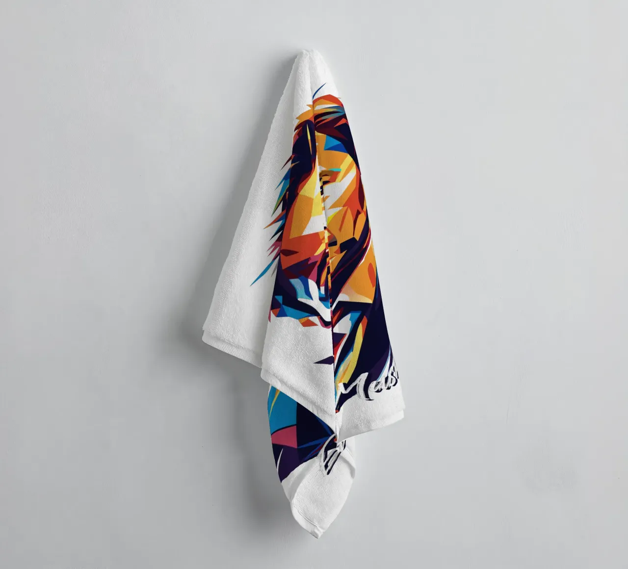 Elon Musk in WPAP Pop Art asciugamano da bagno da vectorartnesia