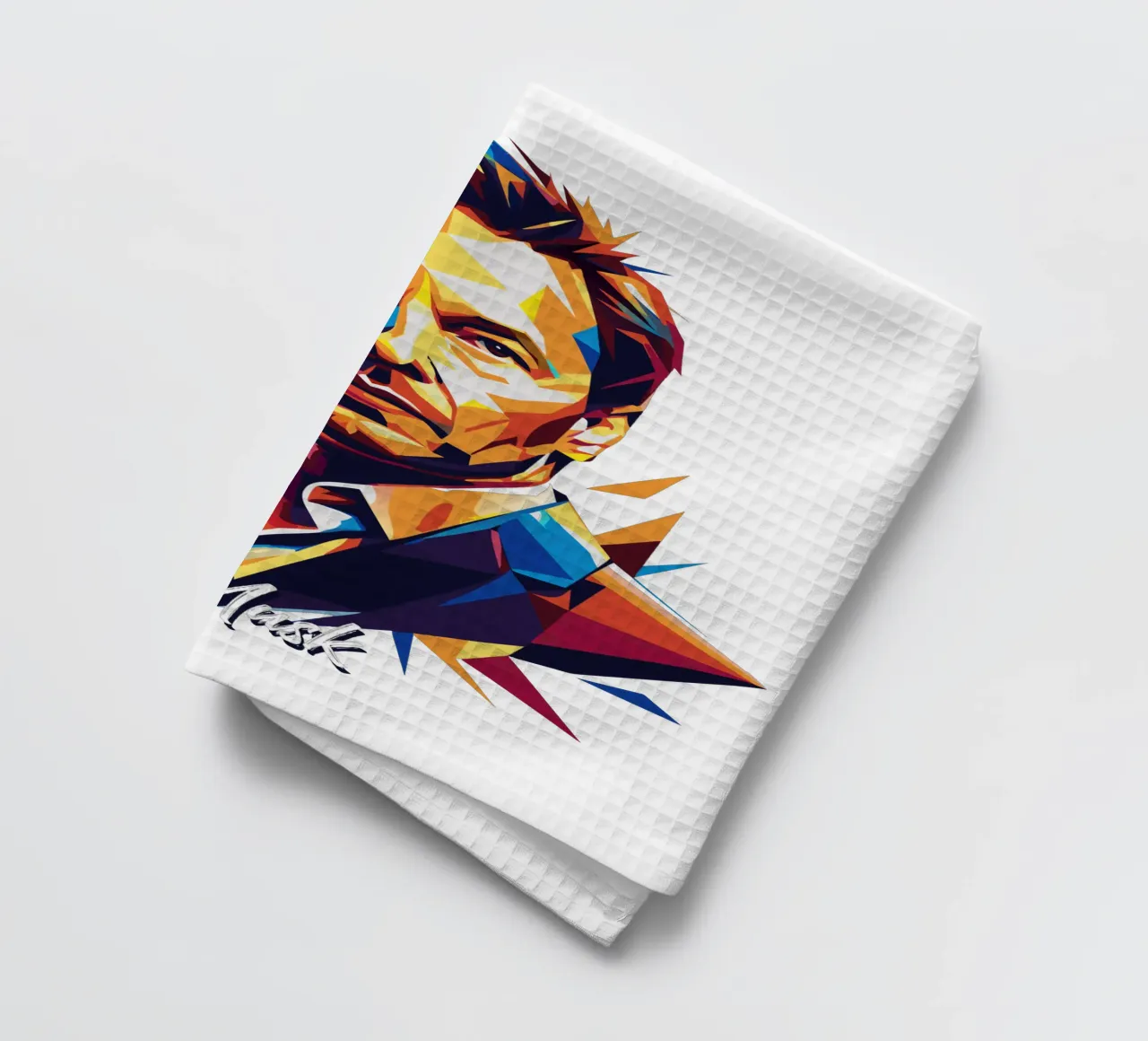 Elon Musk in WPAP Pop Art canovaccio da cucina da vectorartnesia