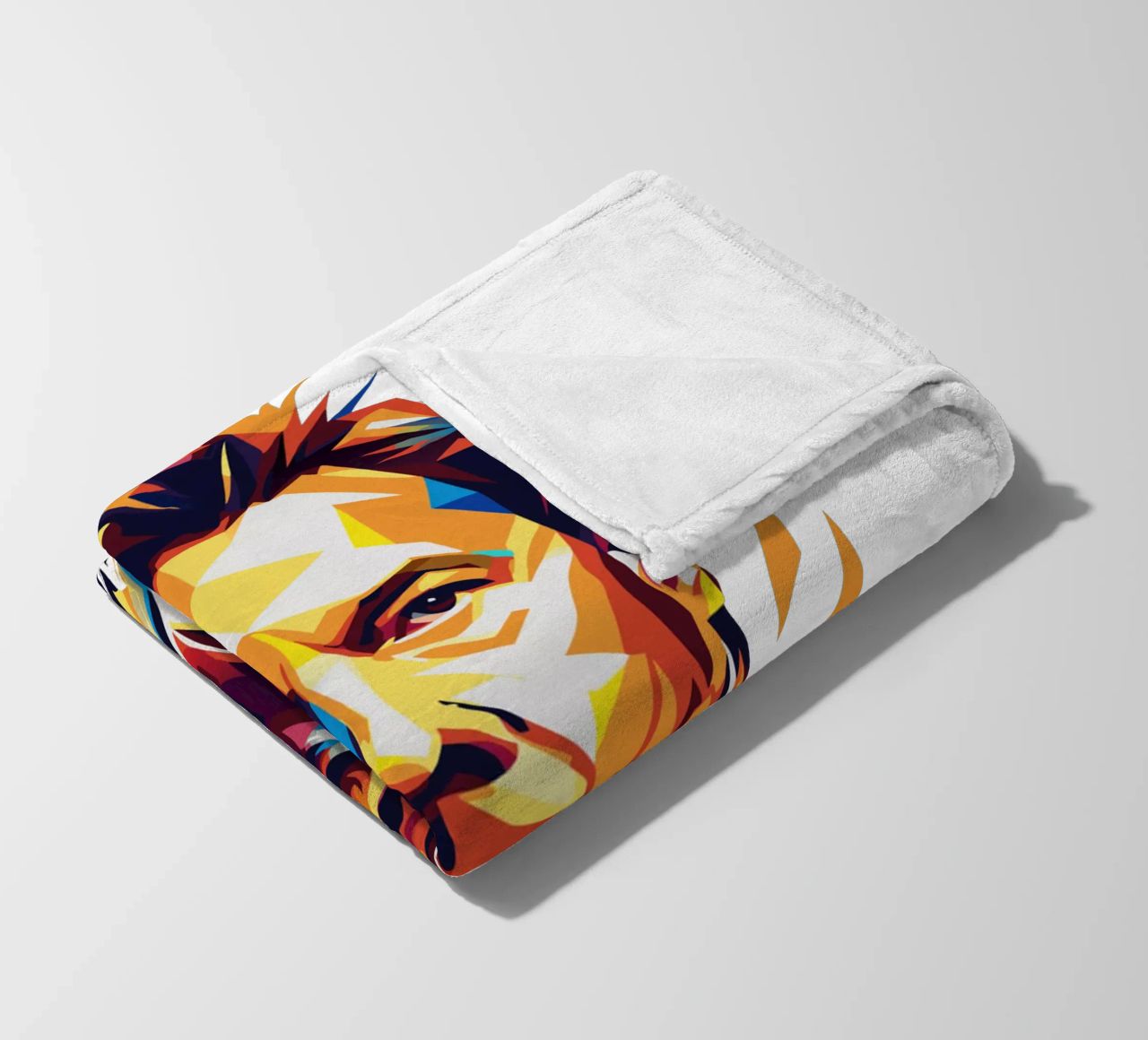 Elon Musk in WPAP Pop Art coperta in pile da vectorartnesia