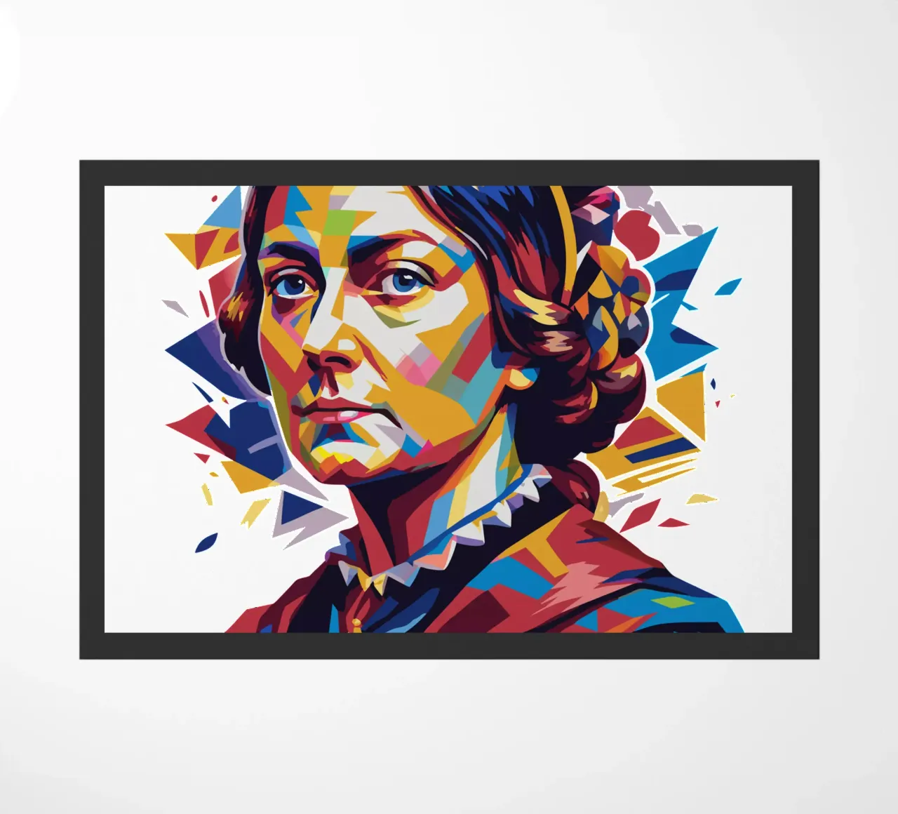 Florence Nightingale in WPAP Pop Art zerbino da vectorartnesia