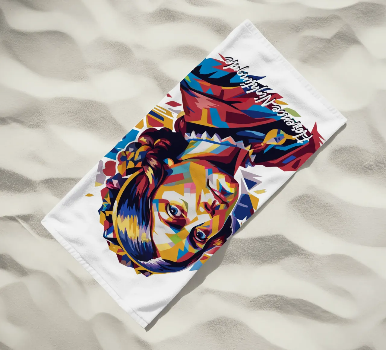 Florence Nightingale in WPAP Pop Art telo mare da vectorartnesia
