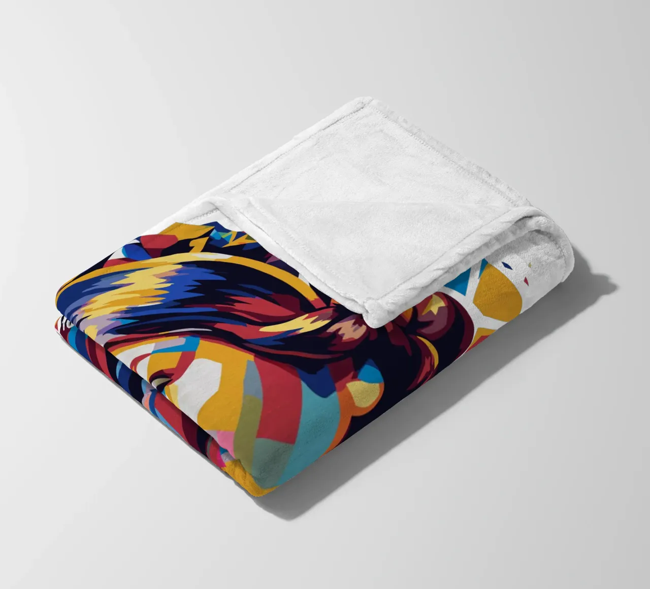 Florence Nightingale in WPAP Pop Art coperta in pile da vectorartnesia