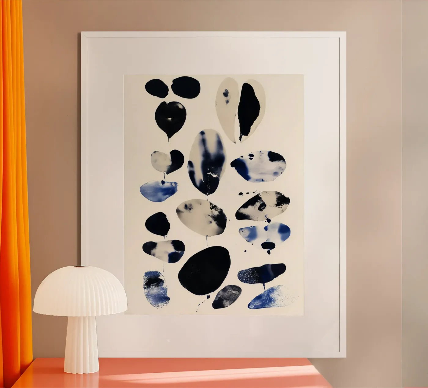 Drifting Ink Forms Poster von Seed & Signal