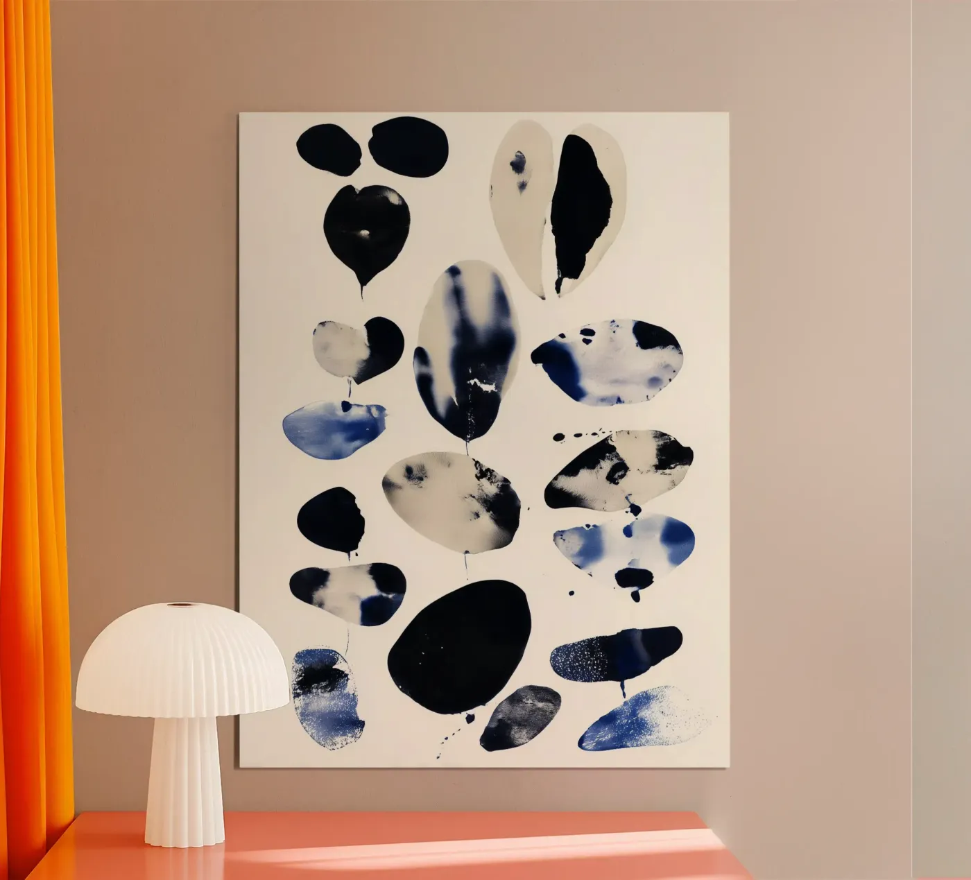 Drifting Ink Forms Poster von Seed & Signal