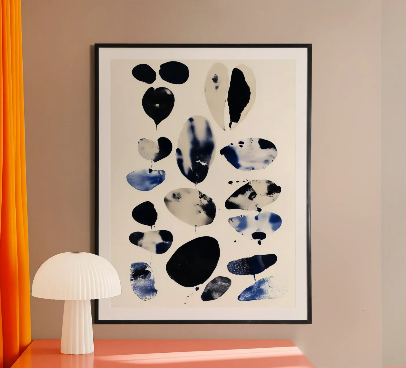 Drifting Ink Forms Poster von Seed & Signal