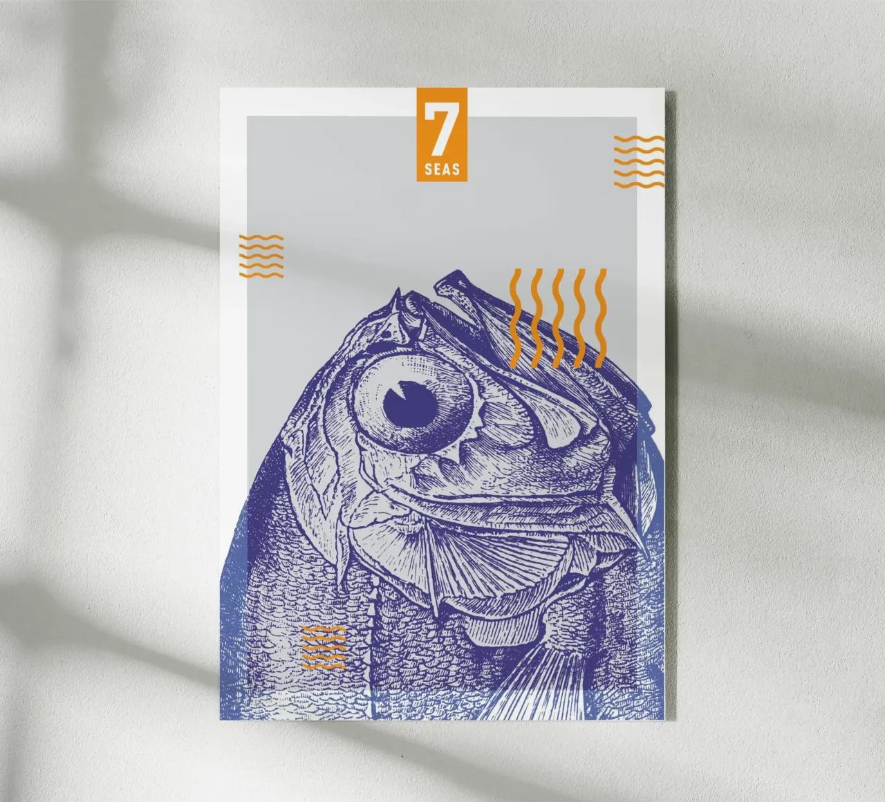 Fish plexiglas de 7 Seas