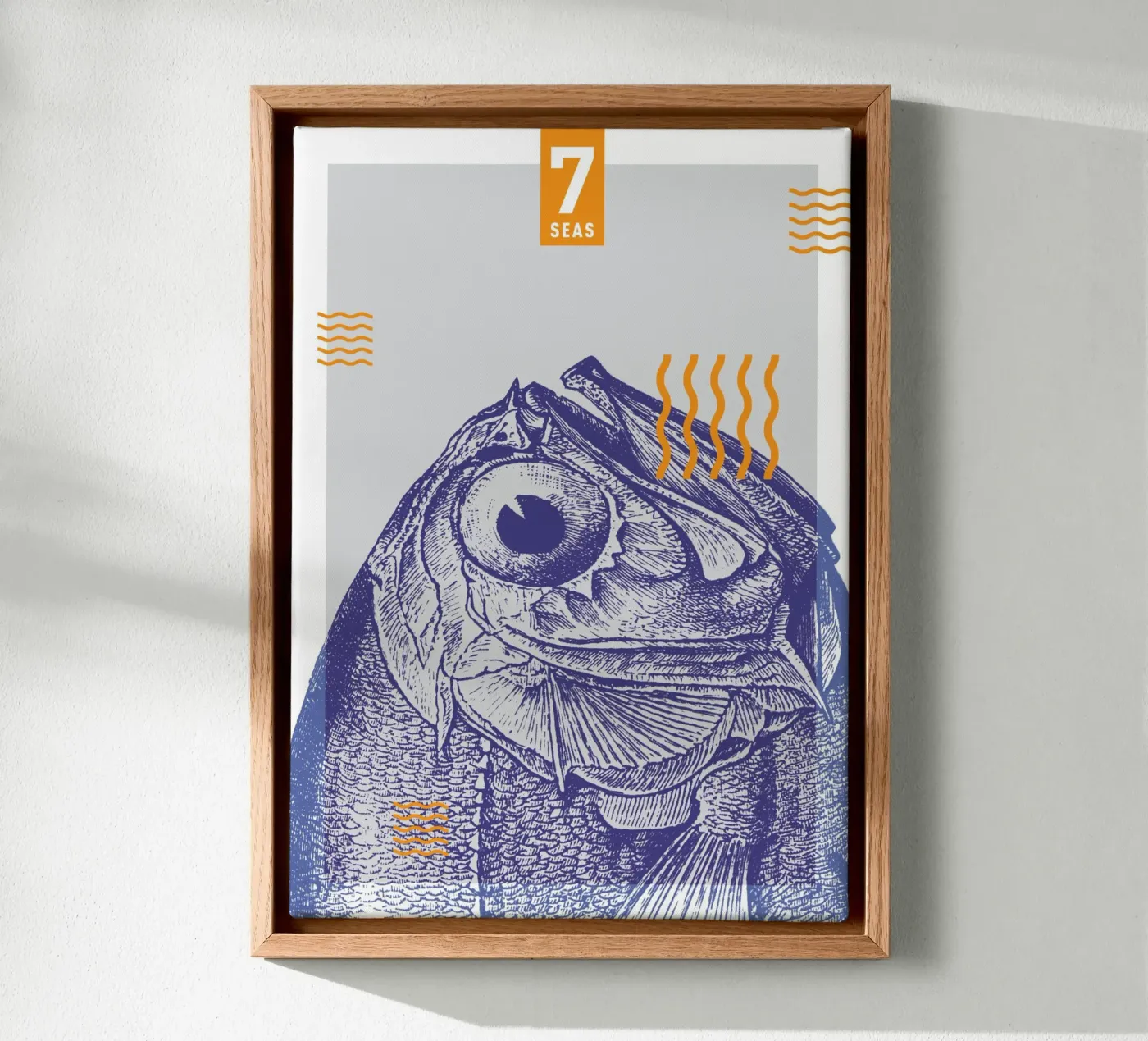Fish canvas by 7 Seas
