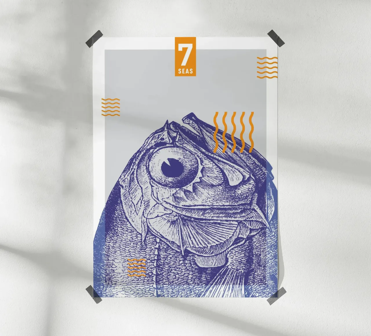 Fish poster van 7 Seas