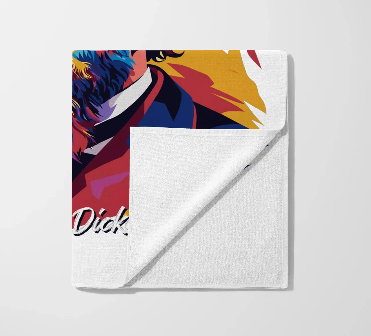 Charles Dickens in WPAP Pop Art telo mare da vectorartnesia