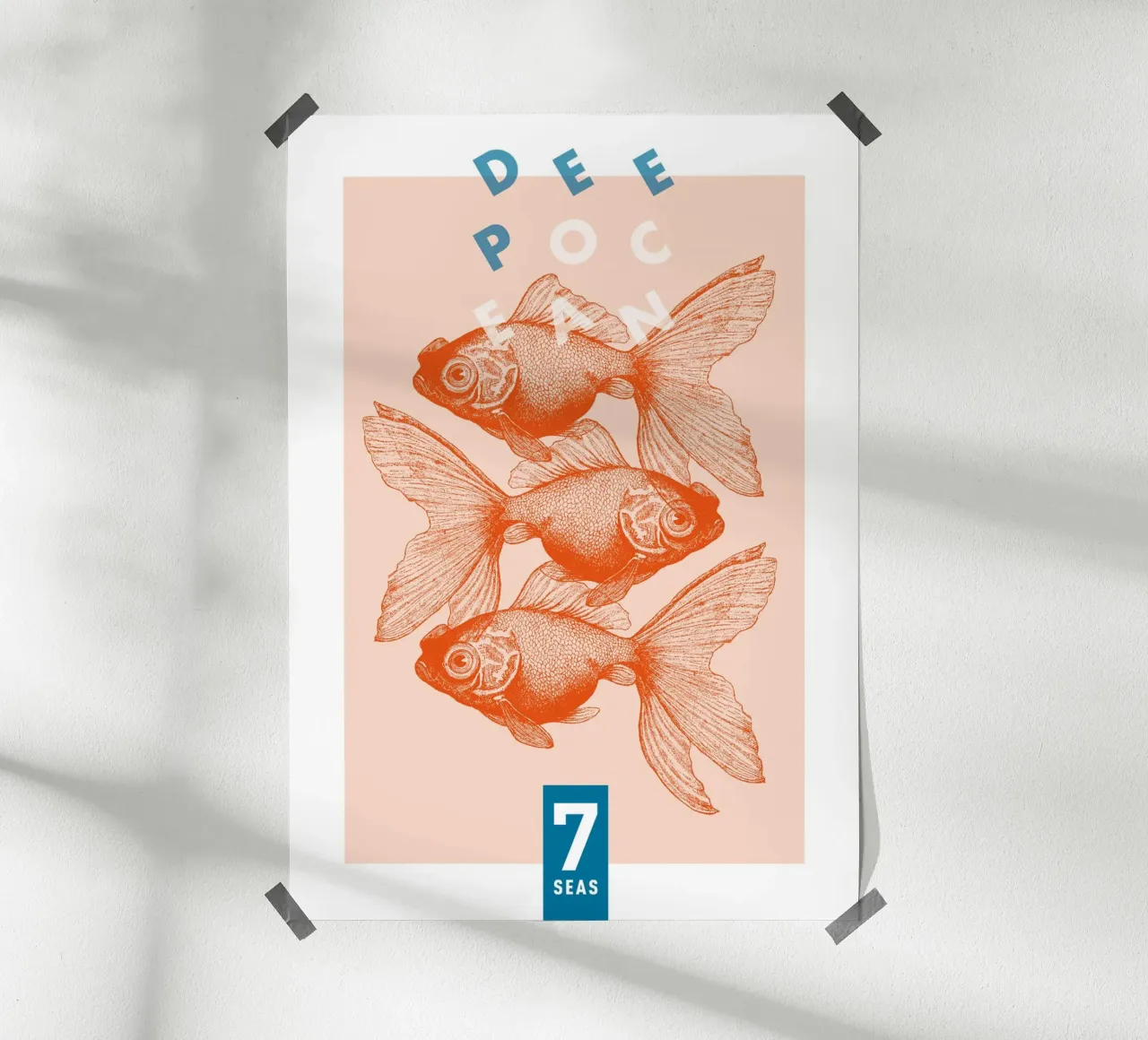 Deep ocean poster by 7 Seas