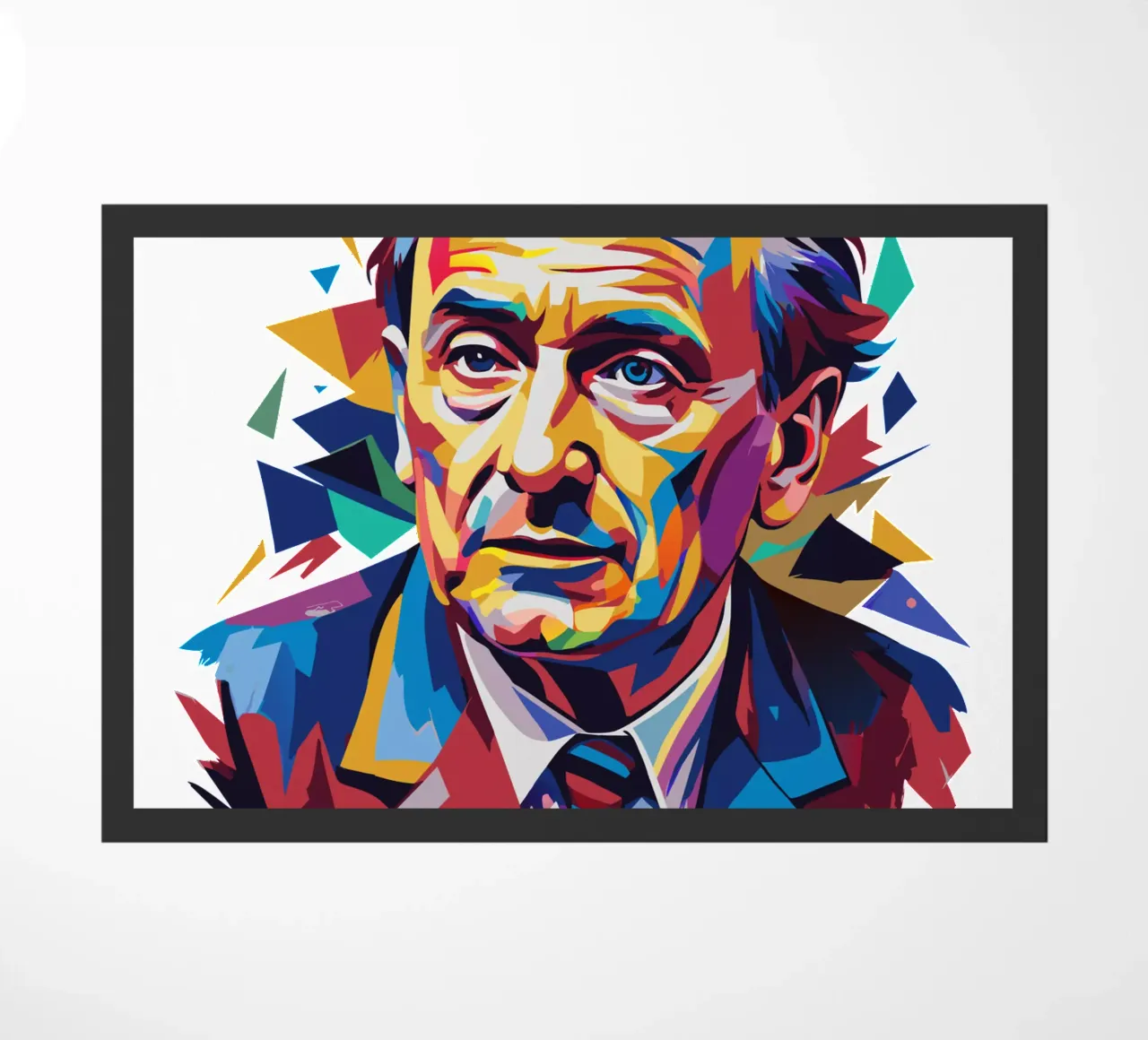 Francis Crick in WPAP Pop Art zerbino da vectorartnesia
