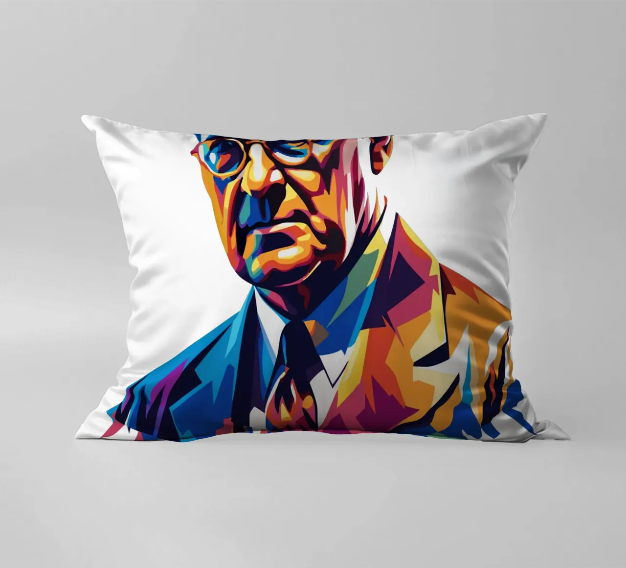 Franklin D. Roosevelt in WPAP Pop ARt cuscino da vectorartnesia