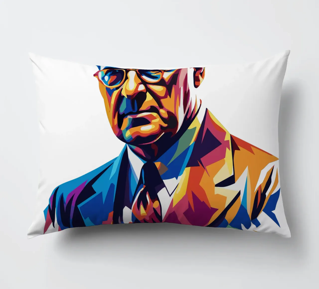 Franklin D. Roosevelt in WPAP Pop ARt cuscino da vectorartnesia