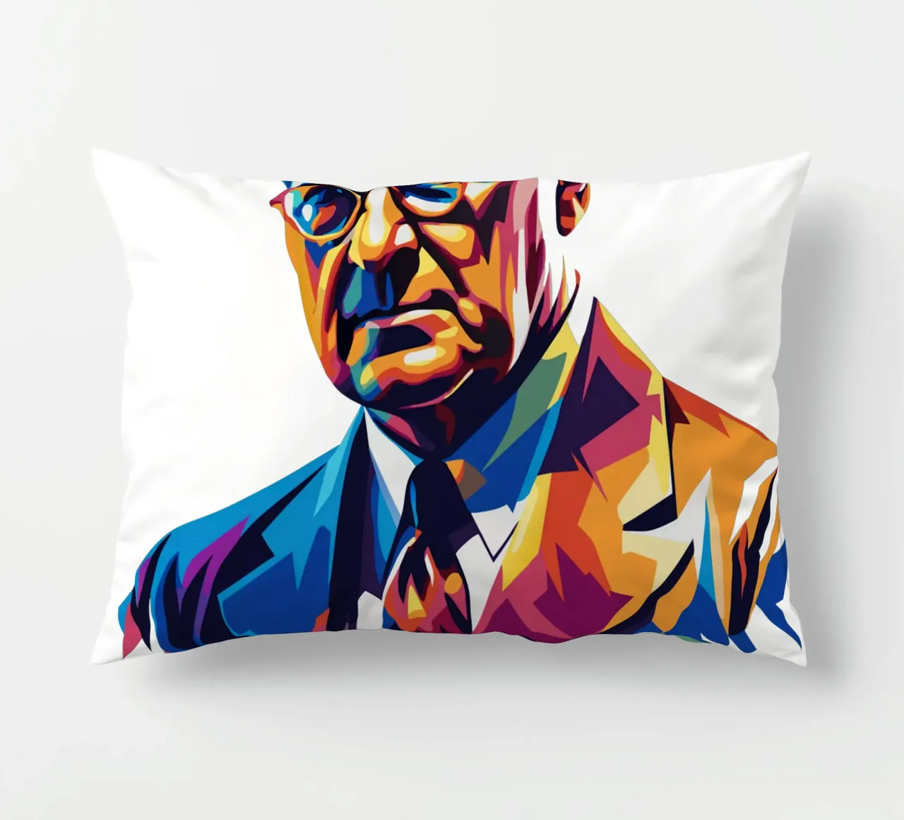 Franklin D. Roosevelt in WPAP Pop ARt cuscino da vectorartnesia