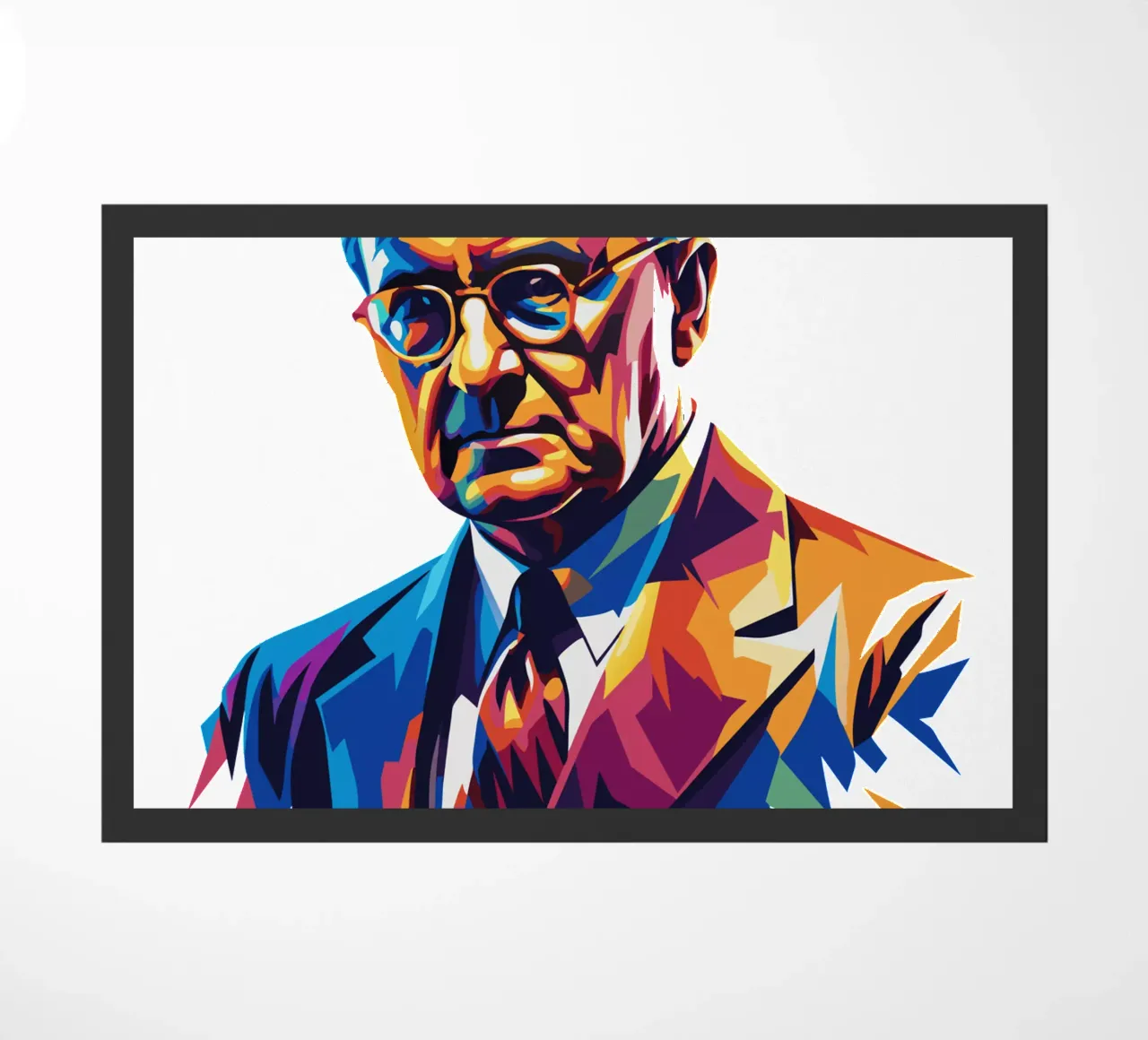 Franklin D. Roosevelt in WPAP Pop ARt zerbino da vectorartnesia