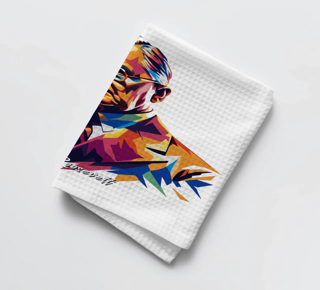 Franklin D. Roosevelt in WPAP Pop ARt canovaccio da cucina da vectorartnesia