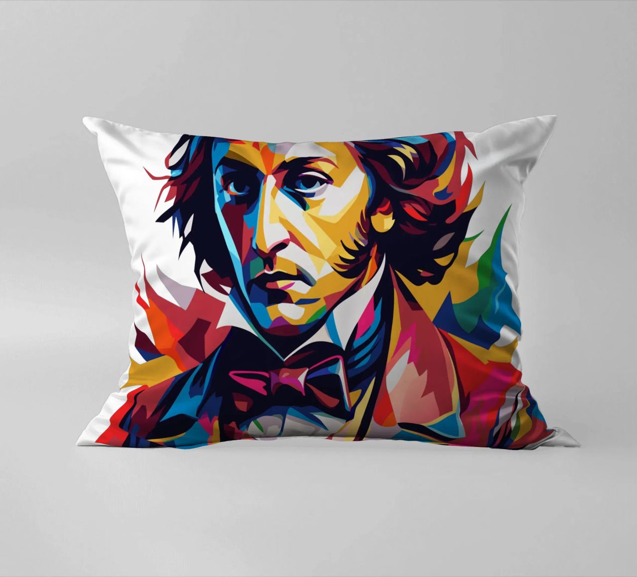 Frederic Chopin In WPAP POP ART cuscino da vectorartnesia