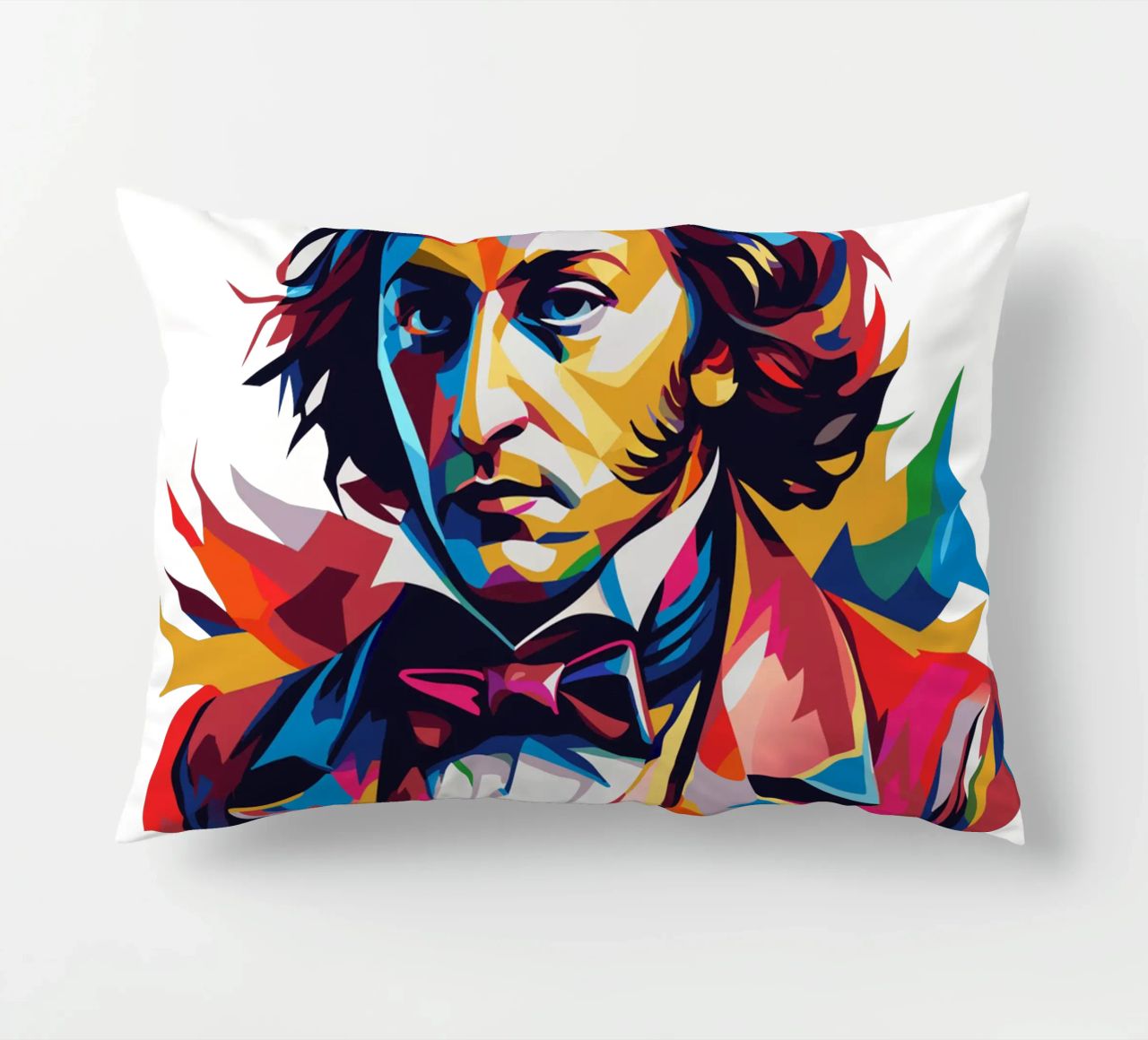 Frederic Chopin In WPAP POP ART cuscino da vectorartnesia