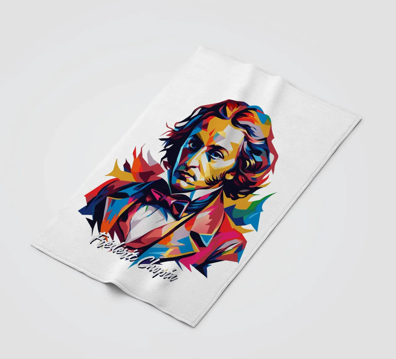 Frederic Chopin In WPAP POP ART coperta in pile da vectorartnesia