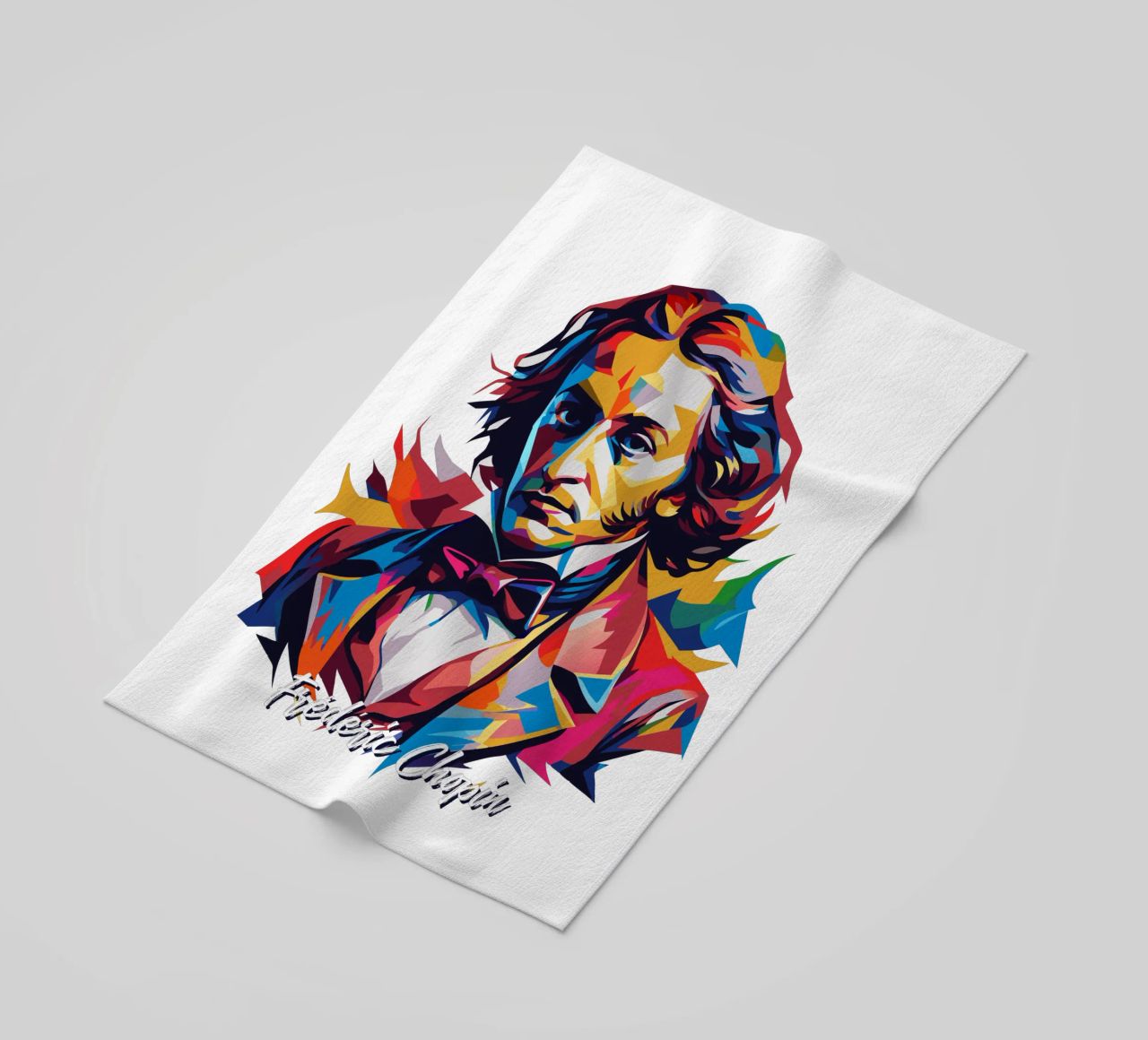 Frederic Chopin In WPAP POP ART telo mare da vectorartnesia