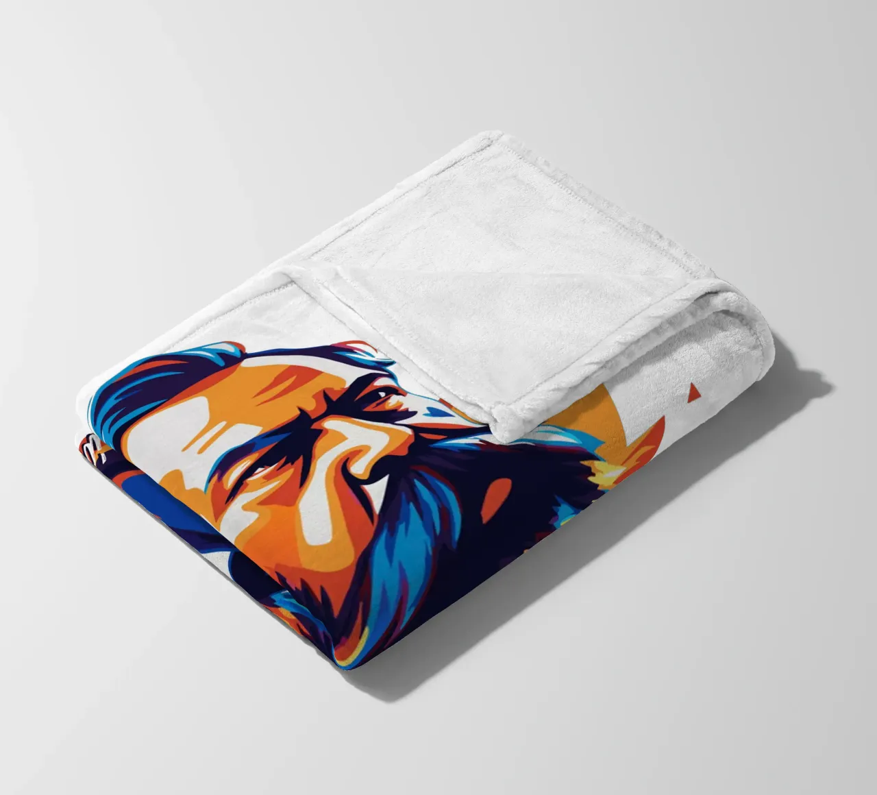 Friedrich Engels in WPAP POP ART coperta in pile da vectorartnesia