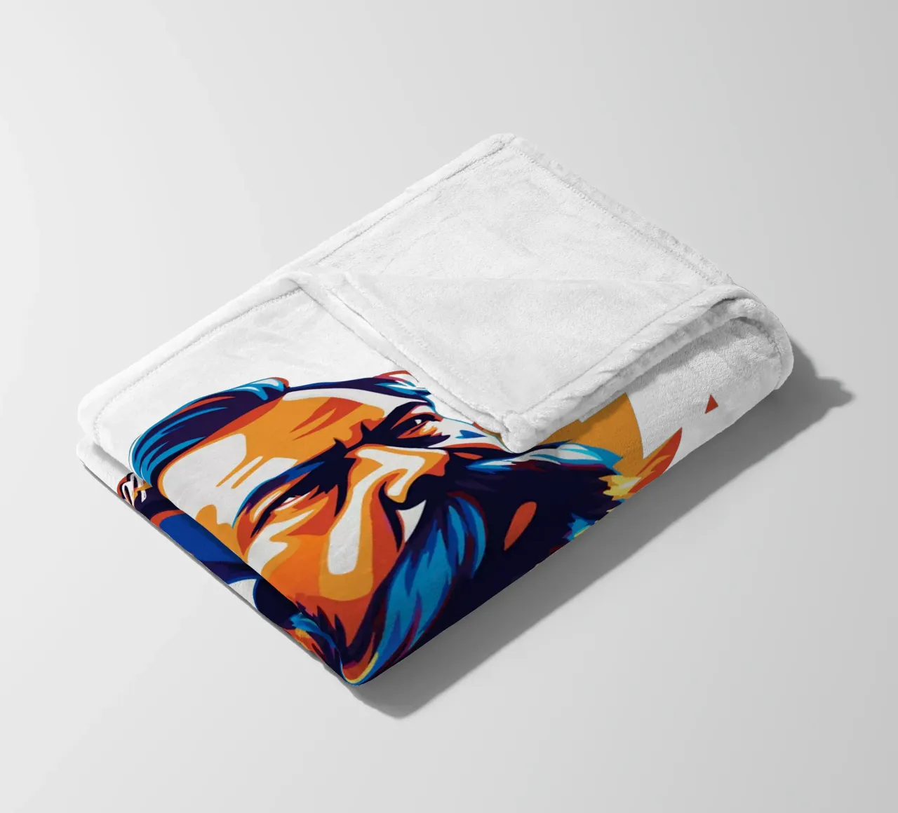 Friedrich Engels in WPAP POP ART coperta in pile da vectorartnesia