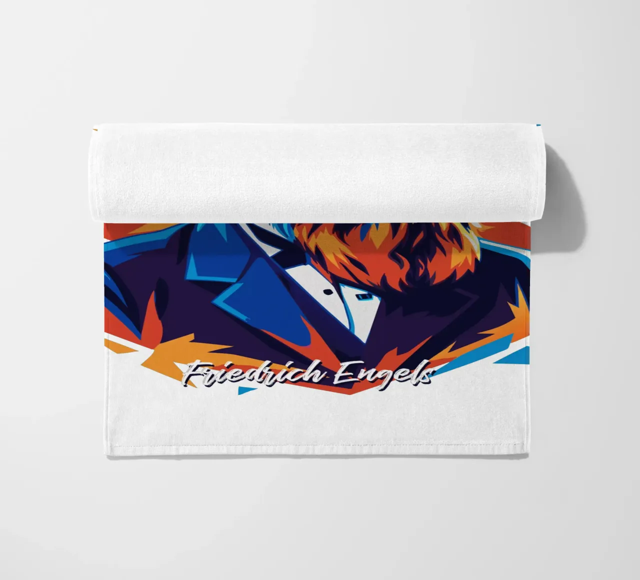 Friedrich Engels in WPAP POP ART telo mare da vectorartnesia