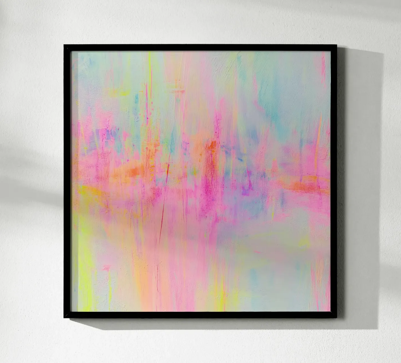 Pulsating Neon Border poster van Carinaprint