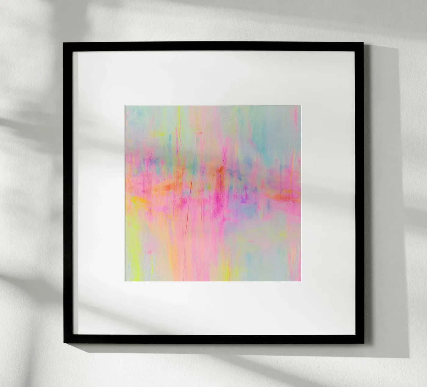 Pulsating Neon Border poster van Carinaprint