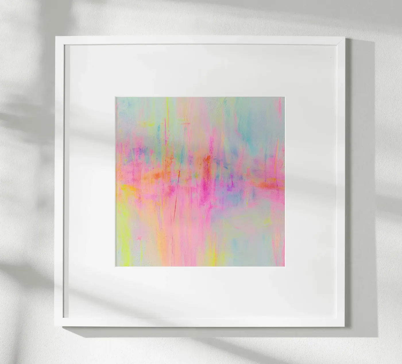 Pulsating Neon Border poster van Carinaprint