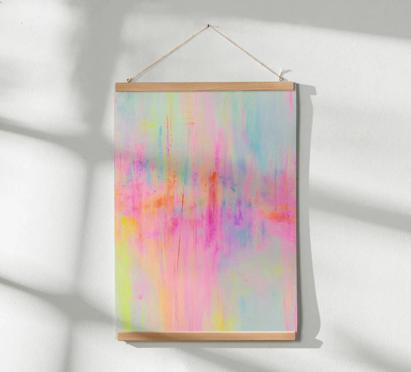 Pulsating Neon Border poster van Carinaprint