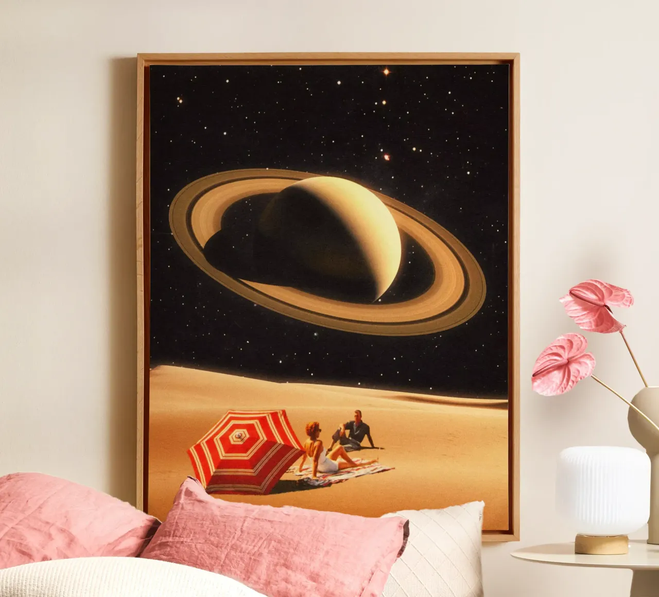 Il nostro spazio Data tela con Cornice a cassetta da Taudalpoi