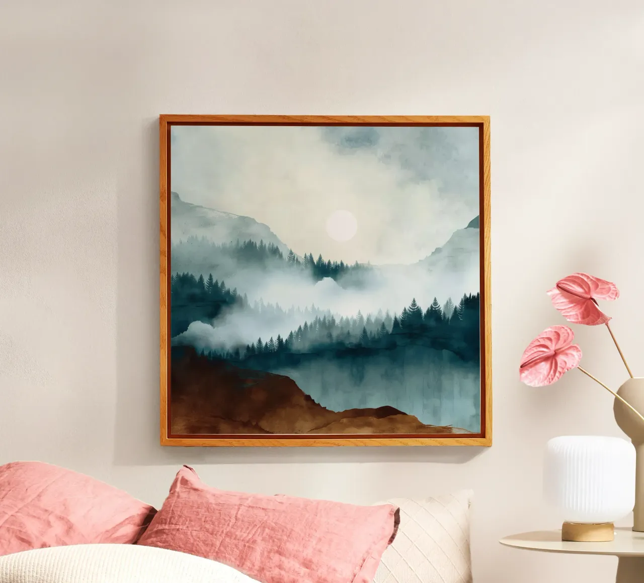 Misty Forest Dawn plexiglass da Nadjaa