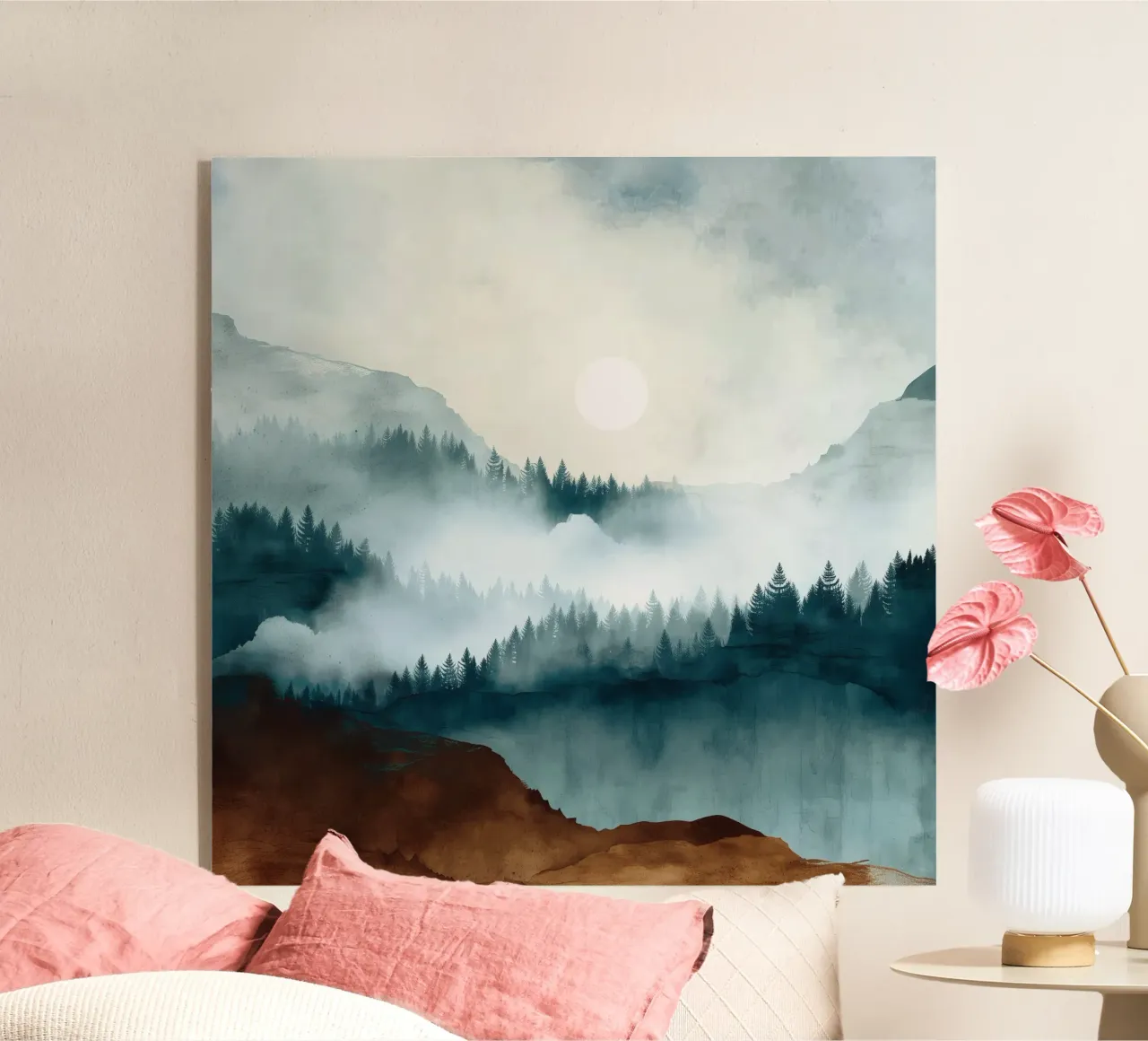 Misty Forest Dawn plexiglass da Nadjaa