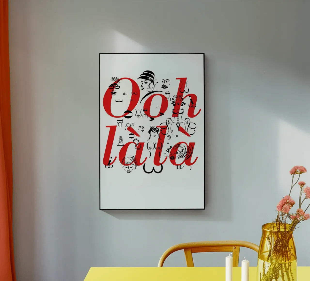 Ooh Là Là plexiglass da Catherine Aguilar