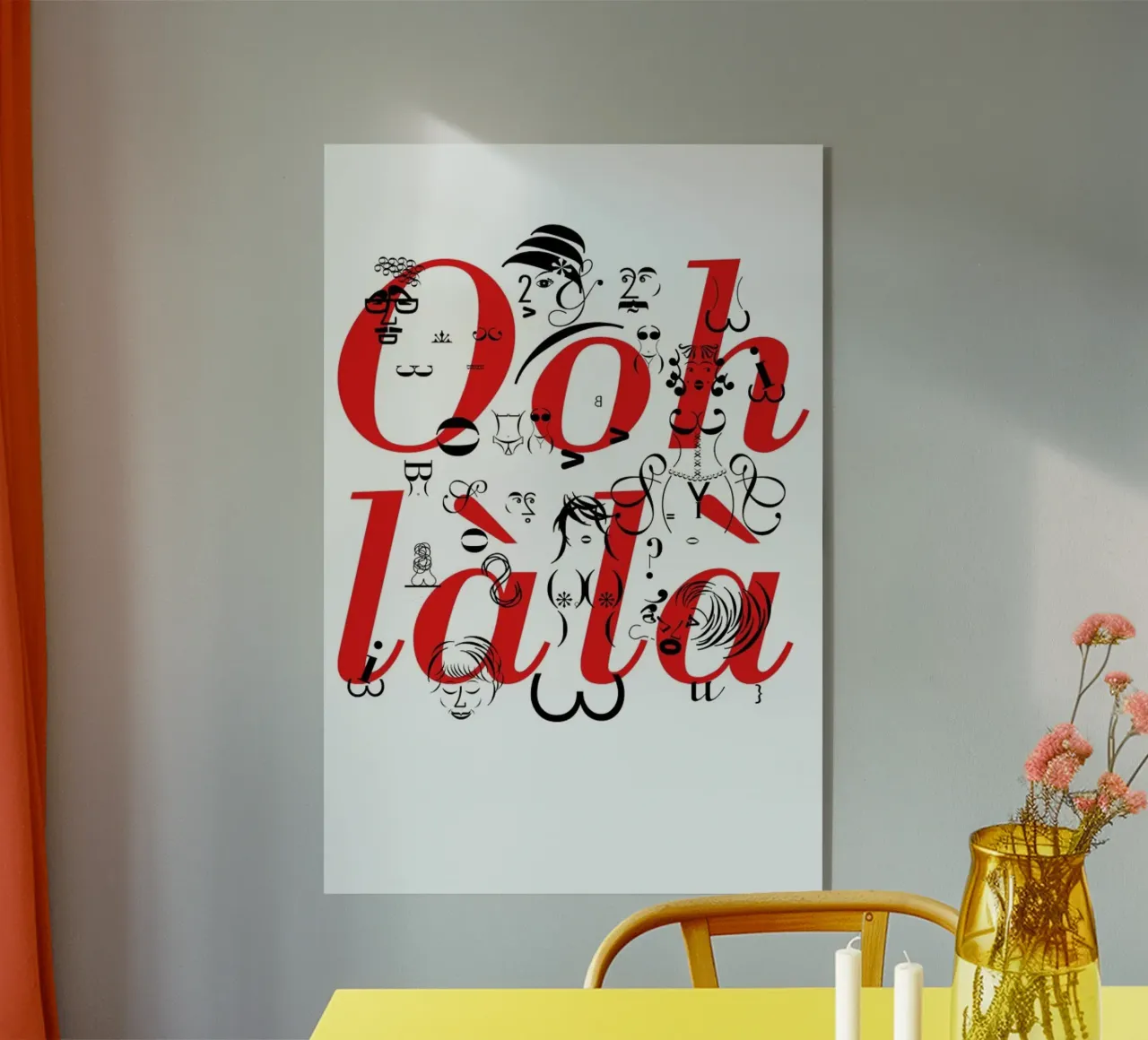 Ooh Là Là plexiglass da Catherine Aguilar