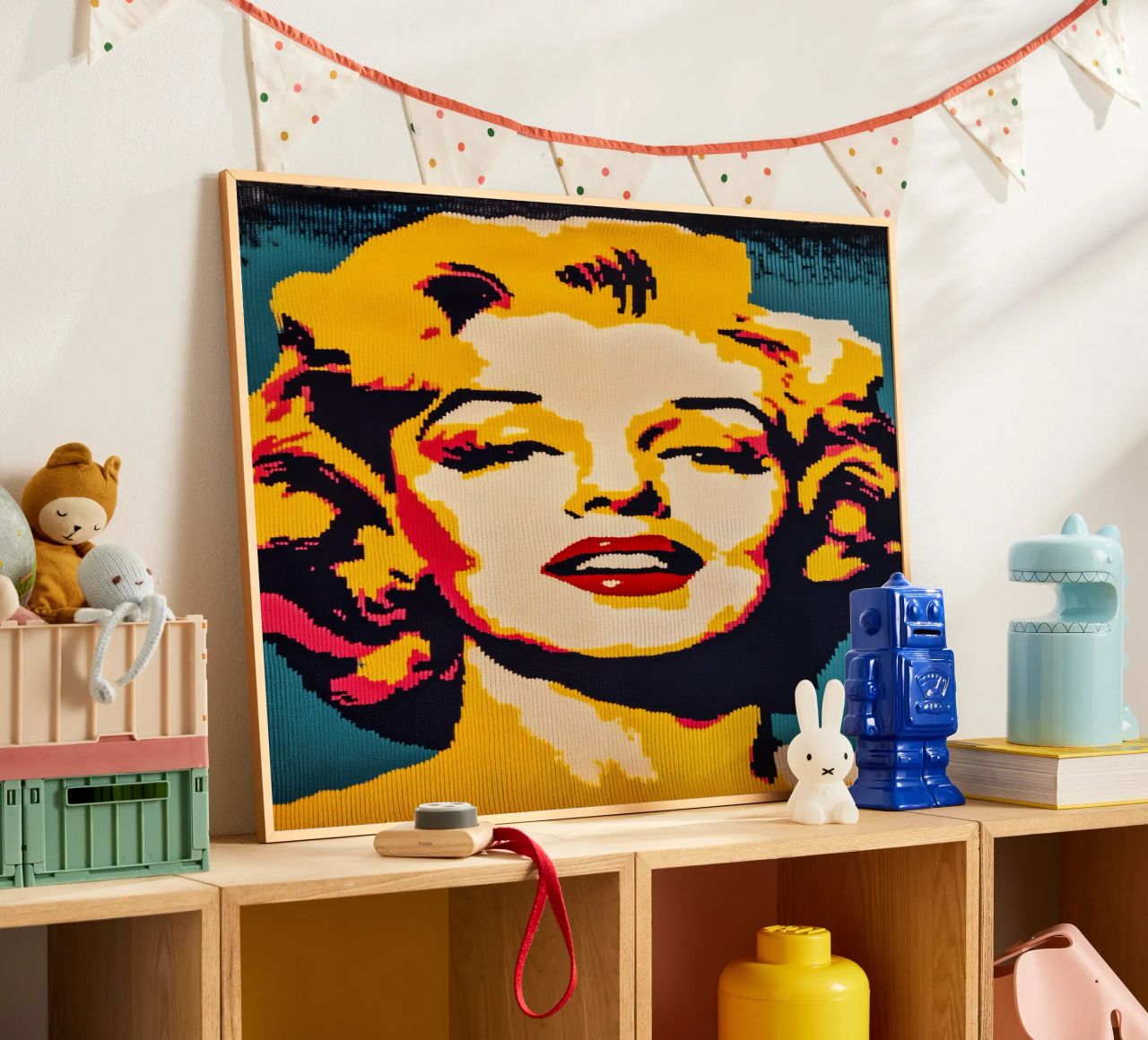 Tessili Ritratto di Marilyn Monroe Design poster da Autofocus