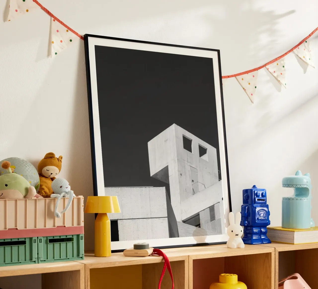 Zonovergoten gebouwen Muren poster van PERSIE