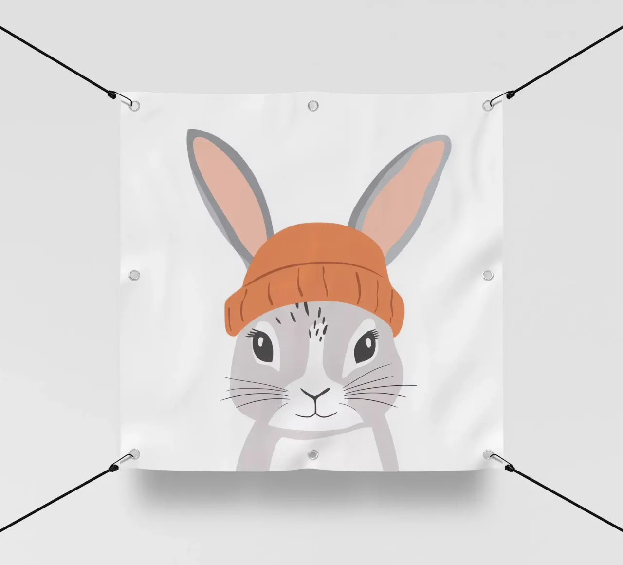 Cute Rabbit 1 telo in pvc da So Cute Land - Affiches et posters