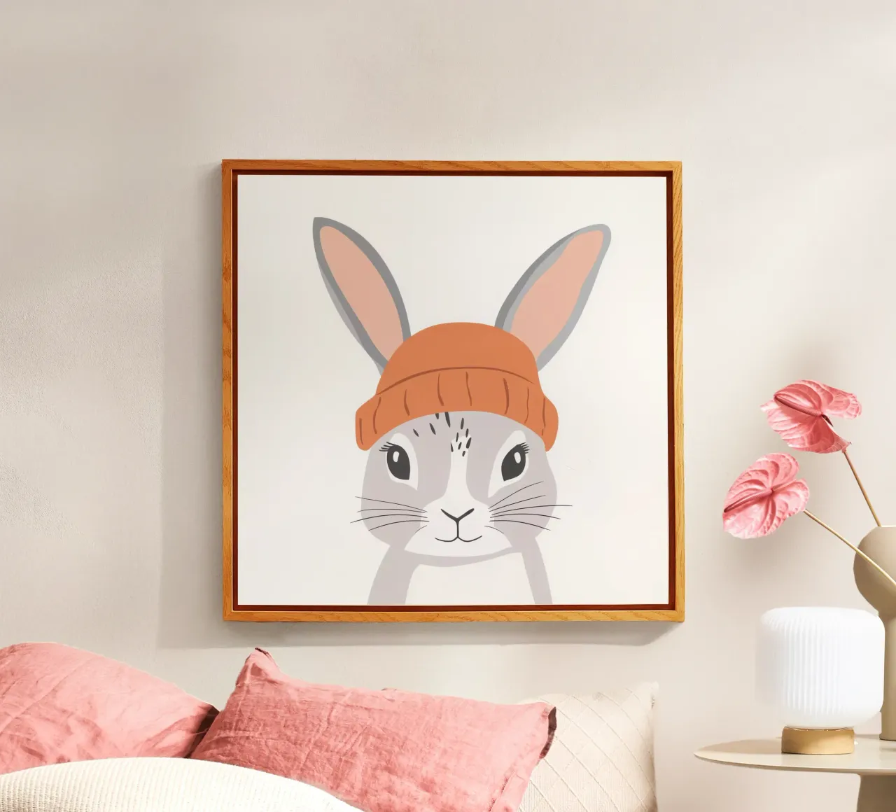 Cute Rabbit 1 plexiglass da So Cute Land - Affiches et posters