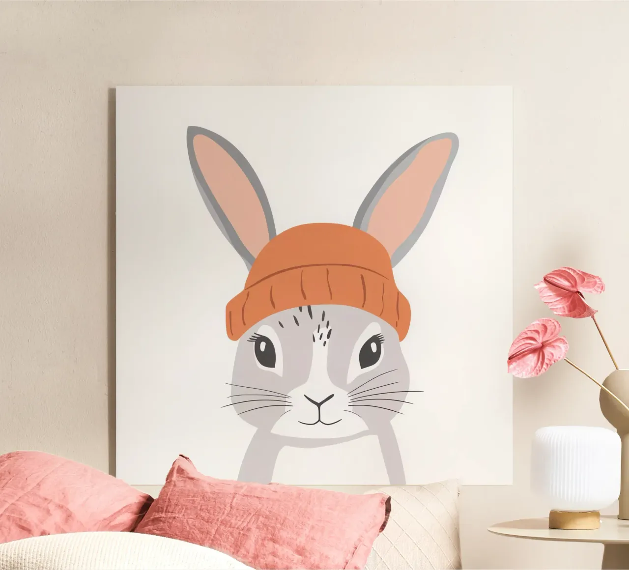 Cute Rabbit 1 plexiglass da So Cute Land - Affiches et posters