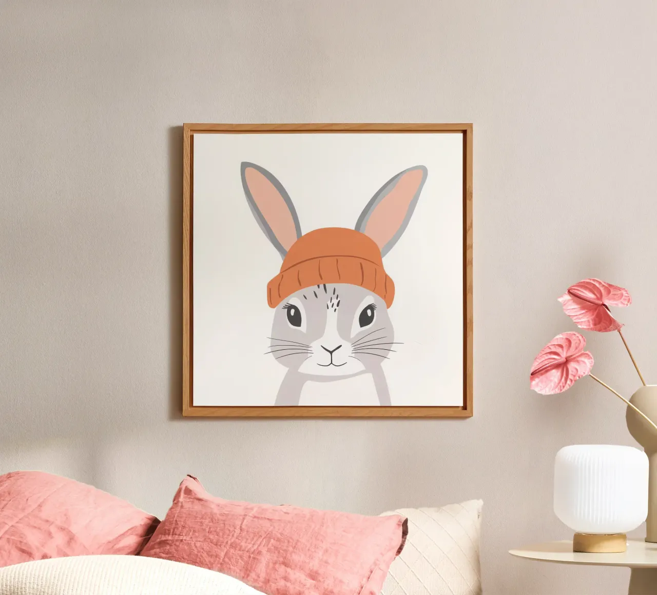 Cute Rabbit 1 alluminio dibond da So Cute Land - Affiches et posters
