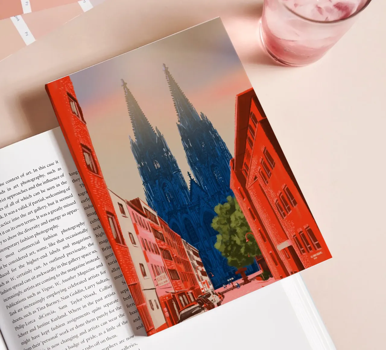 Cologne notebook by Anny Addams