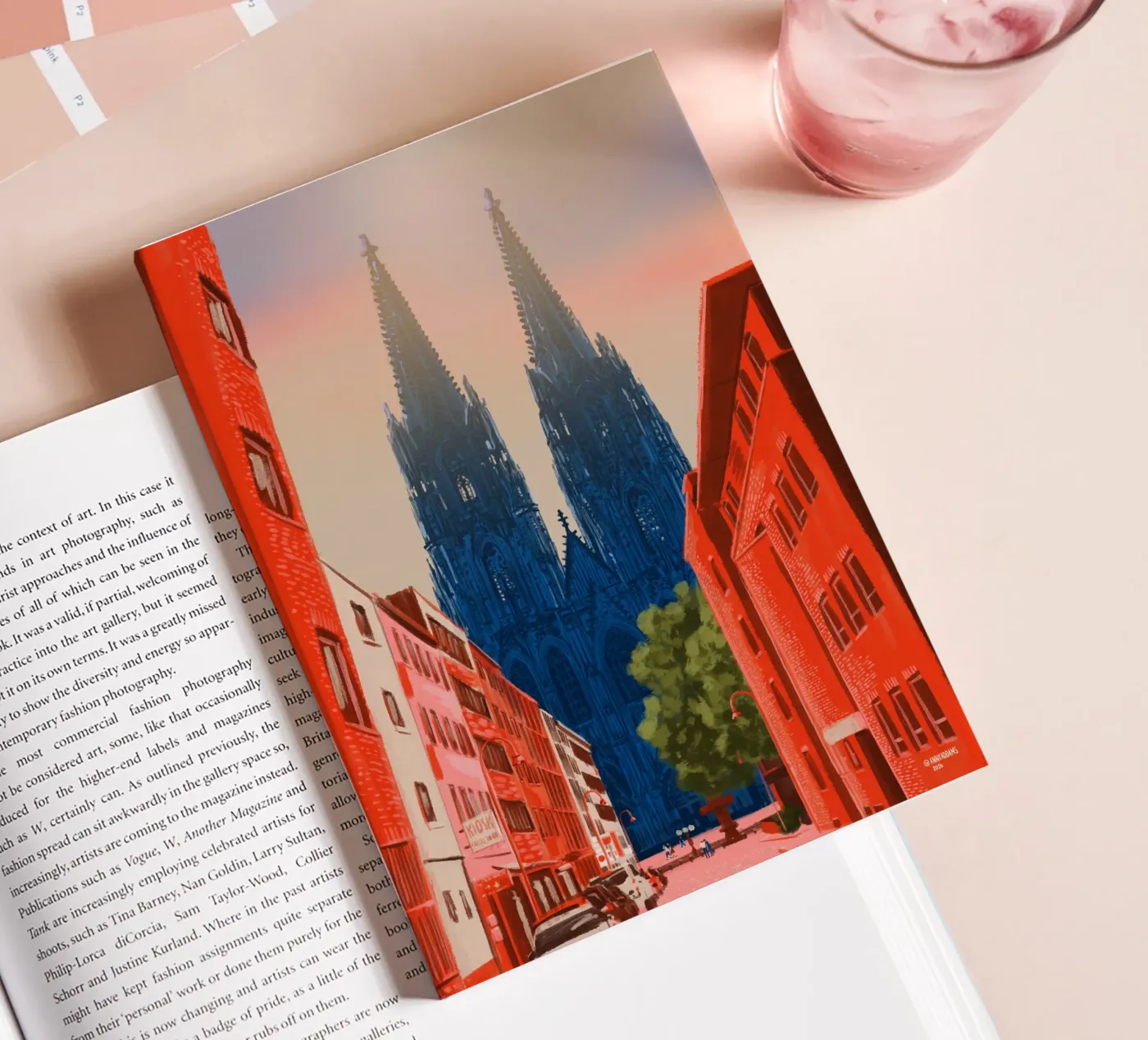Cologne notebook by Anny Addams