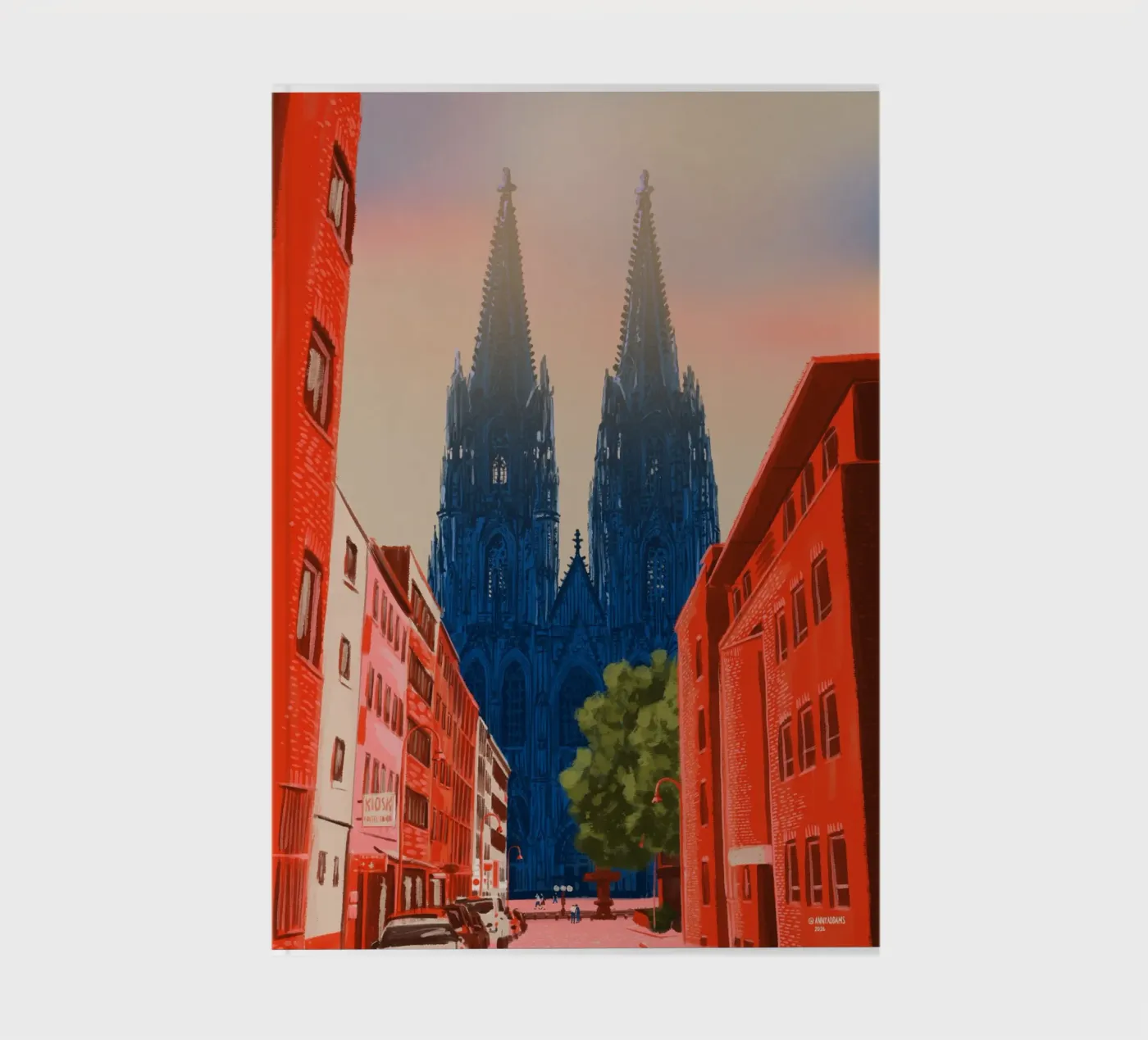 Cologne notebook by Anny Addams