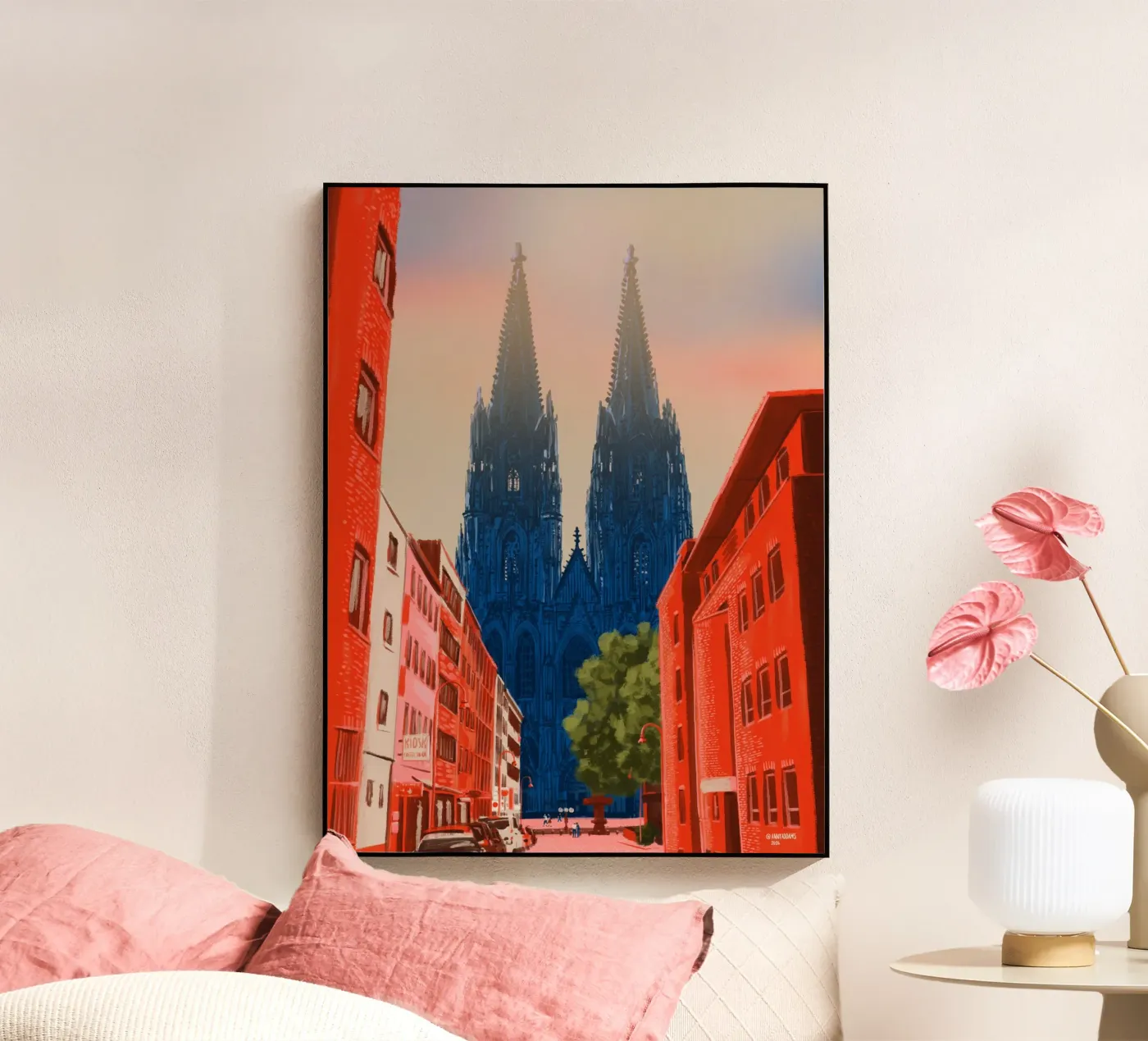 Cologne plexiglas de Anny Addams