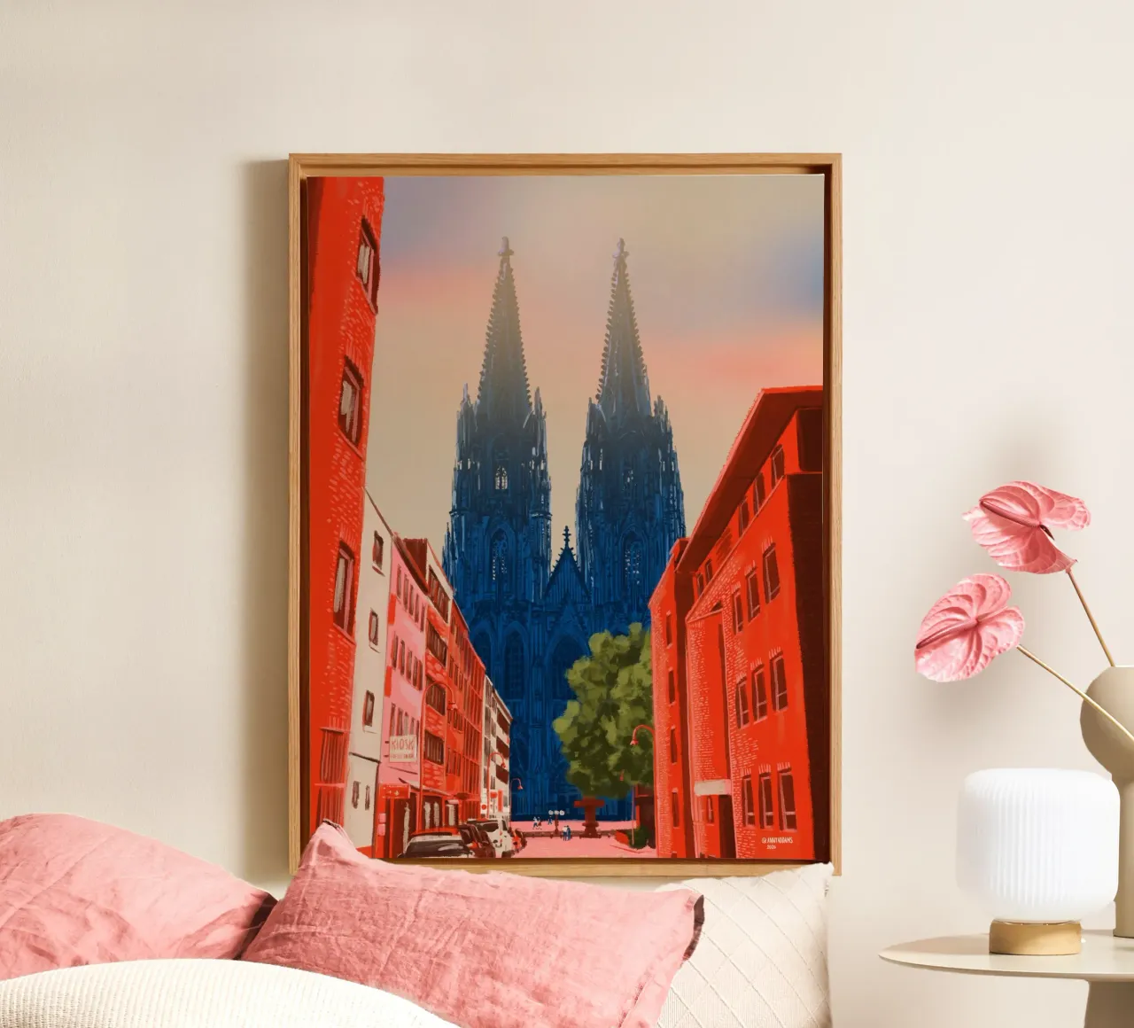 Keulen canvas van Anny Addams