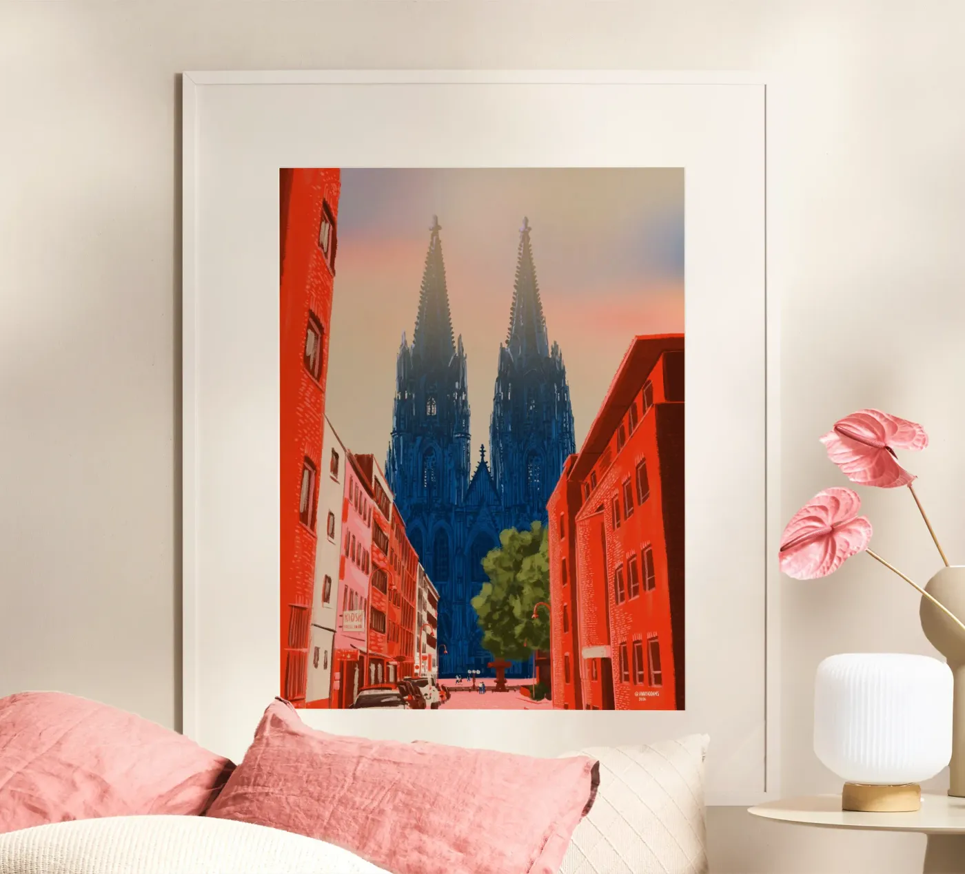 Cologne poster by Anny Addams